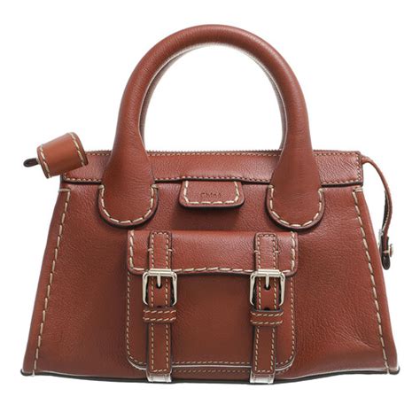 Chloe Edith Mini Leather Tote Bag 